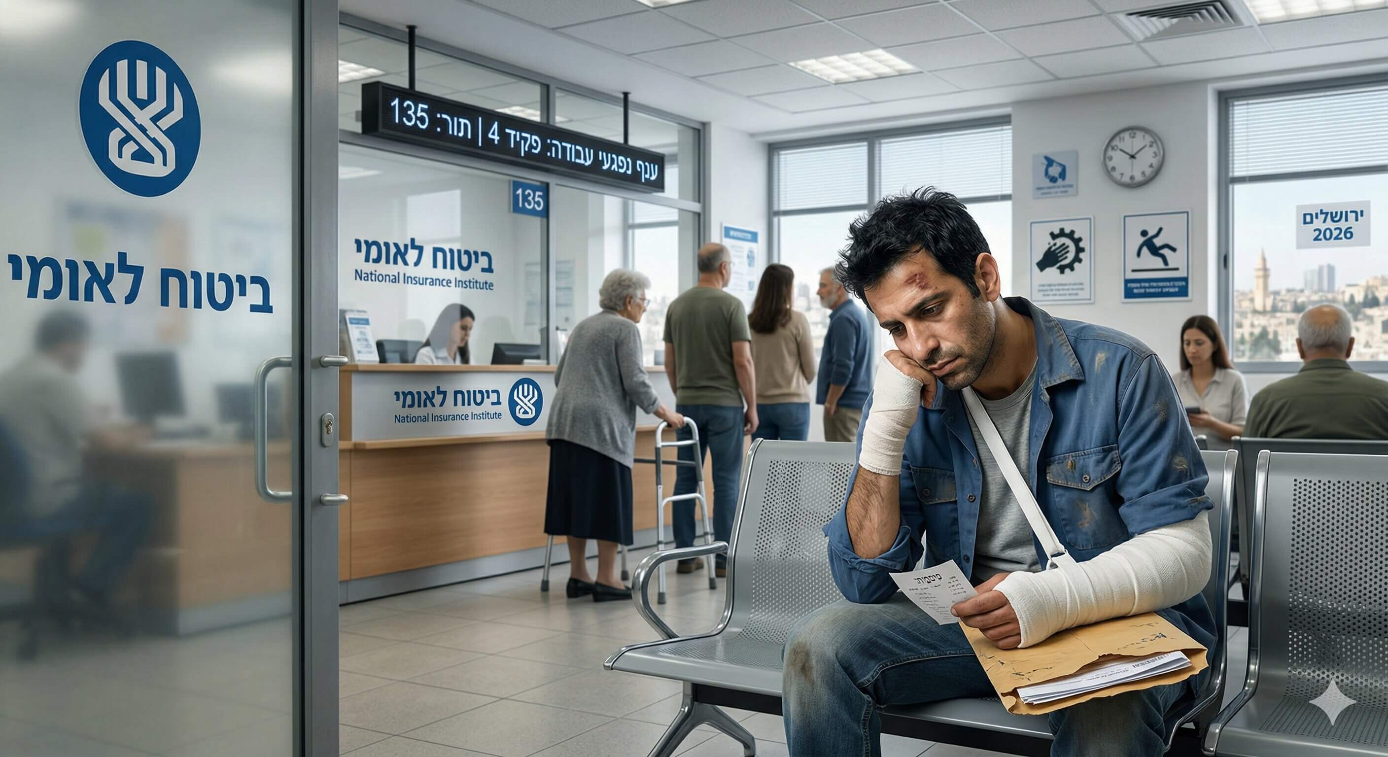 המדריך המלא לנפגעי עבודה: איך למקסם את הפיצוי מהביטוח הלאומי?